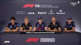 F1 2019 Hungarian GP - Thursday (Drivers) Press Conference