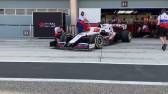 Haas VF21 fired up & shakedown at Bahrain