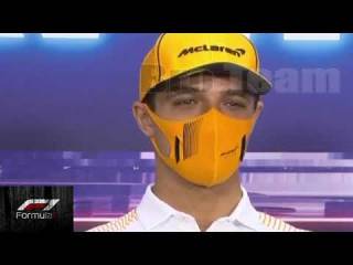 F1 2021 Bahrain GP Daniel Ricciardo & Lando Norris Press Conference Interview