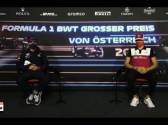 F1 2021 Austrian GP Thursday Drivers Press Conference Sergio Perez Antonio Giovinazz