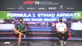 Sebastian Vettel and Mick Schumacher Pre-Race Press Conference - Abu Dhabi GP F1