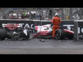 Mick Schumacher BIG Monaco crash Monaco Gp #f1 #mickschumacher