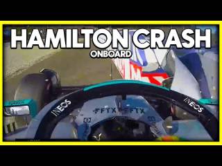 Lewis HAMILTON BIG CRASH | Qualifying Austrian GP 2022