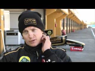 Kimi Raikkonen's test session at Valencia (23.01.2012)